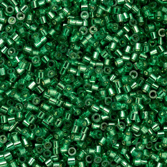 Cylin Bead - 11/0 - Emerald Silver Lined (25g)