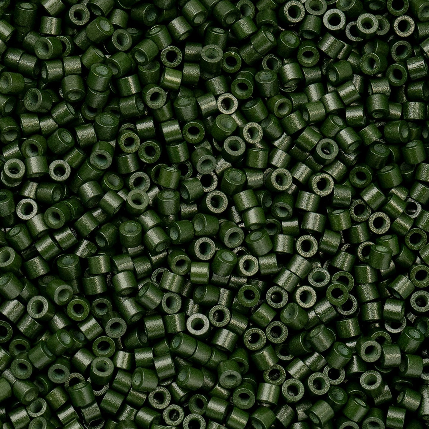 Cylin Bead - 11/0 - Opaque Forest Green (25g)