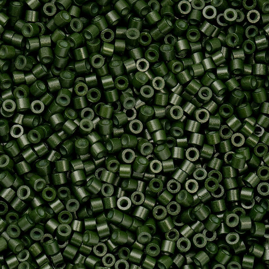 Cylin Bead - 11/0 - Opaque Forest Green (25g)