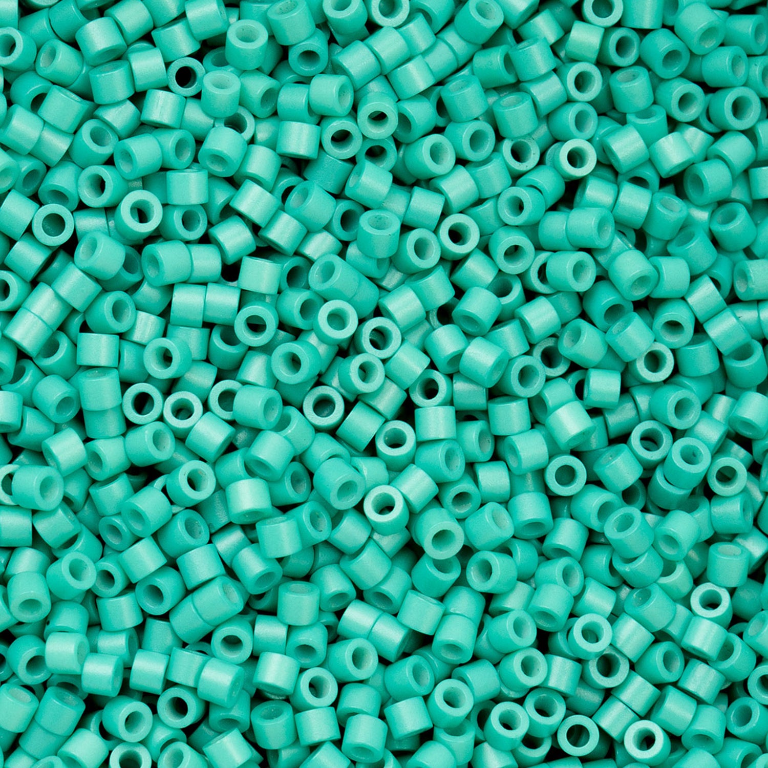 Cylin Bead - 11/0 - Opaque Turquoise Green (25g)