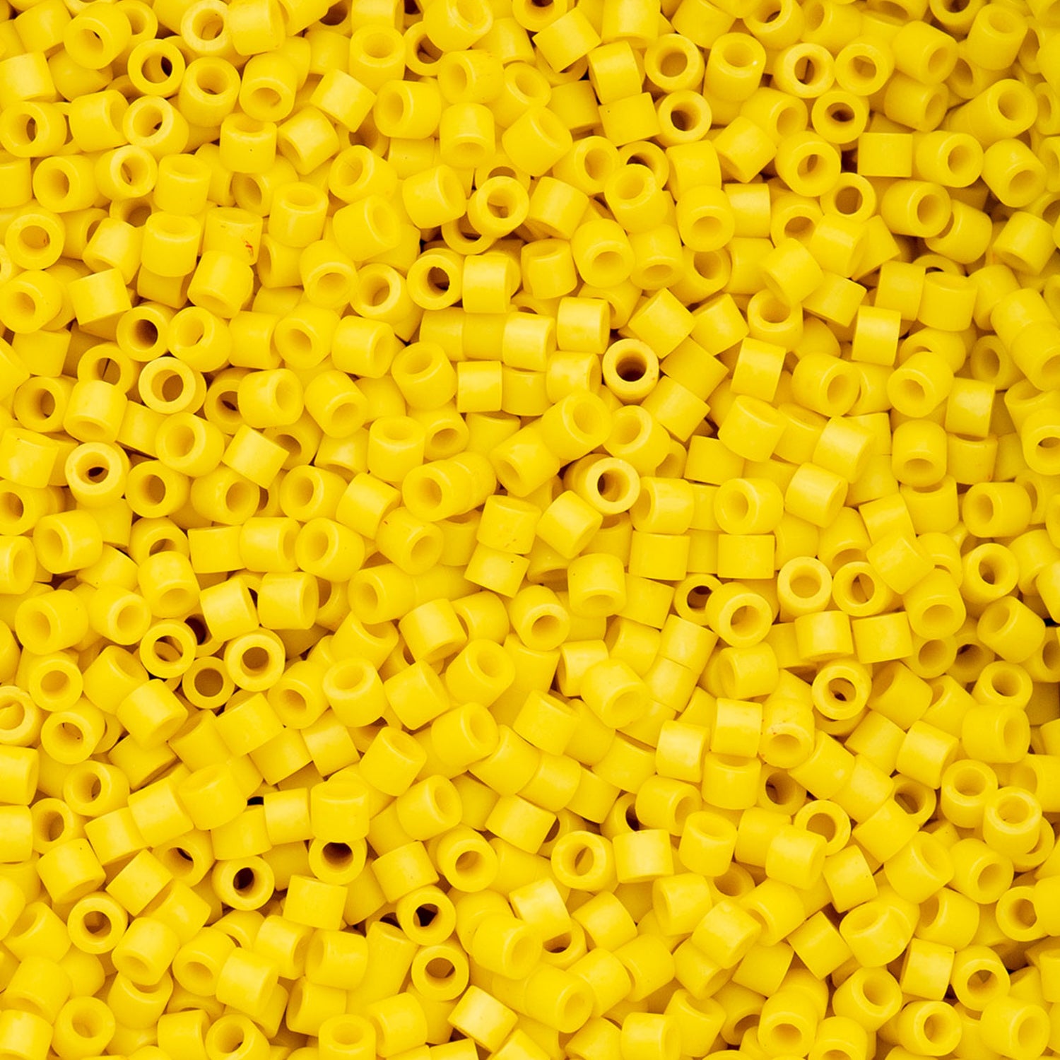 Cylin Bead - 11/0 - Opaque Yellow Matt (25g)