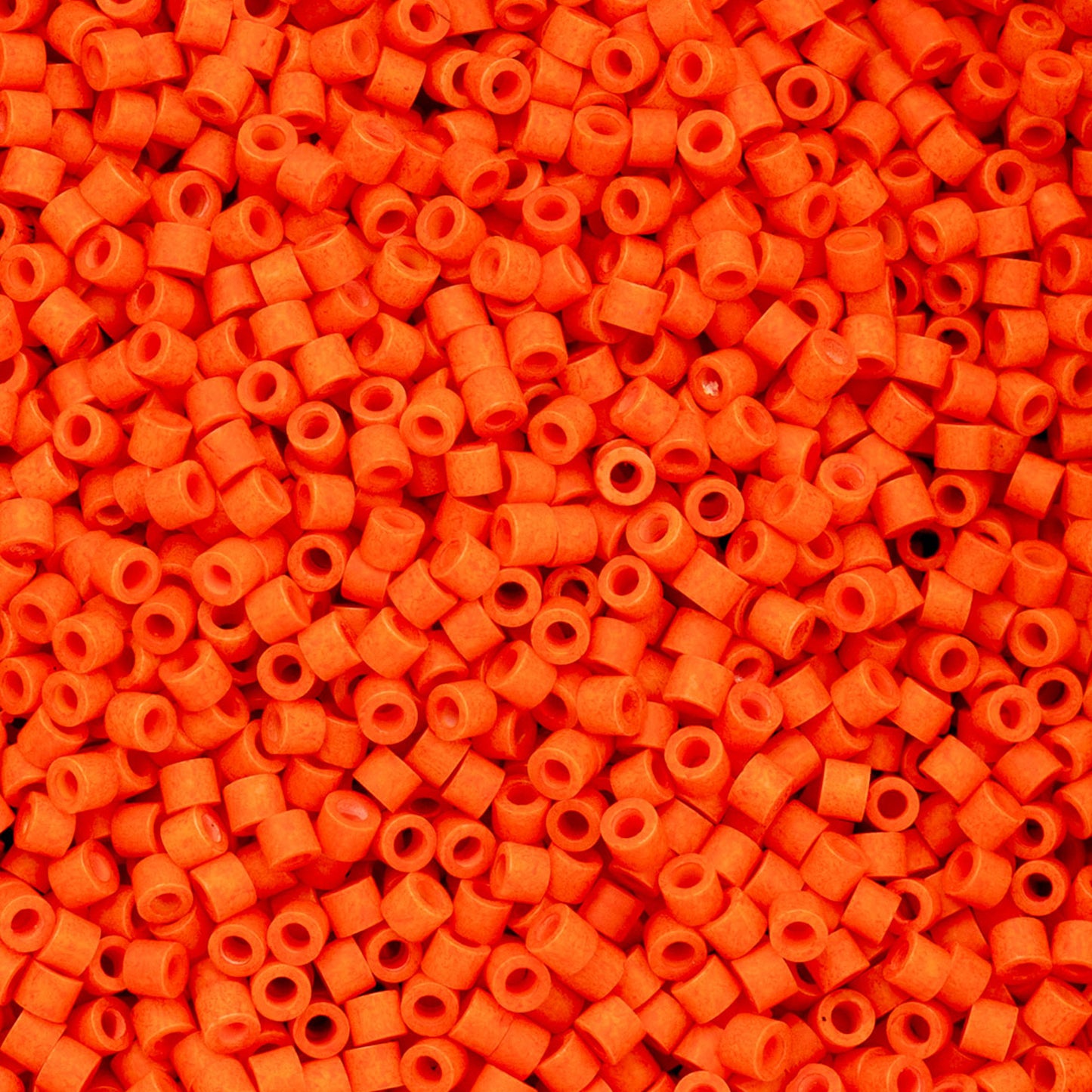Cylin Bead - 11/0 - Opaque Orange Matt (25g)