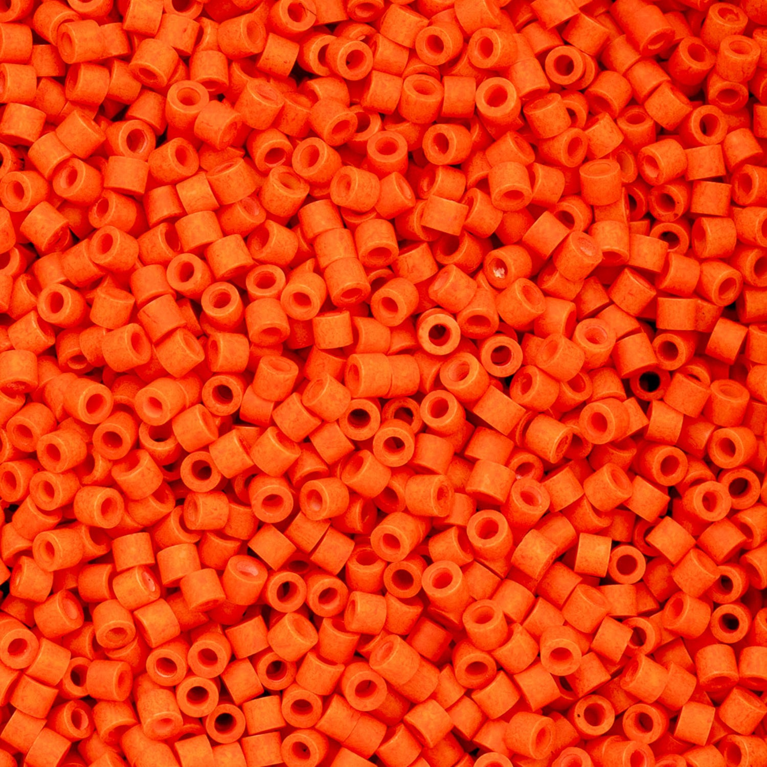 Cylin Bead - 11/0 - Opaque Orange Matt (25g)
