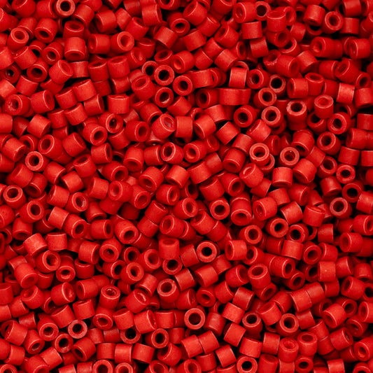 Cylin Bead - 11/0 - Red Matt (25g)