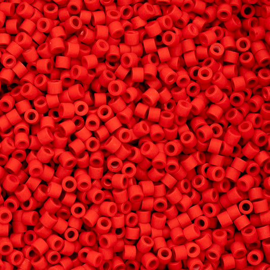 Cylin Bead - 11/0 - Red Vermillion Matte (25g)