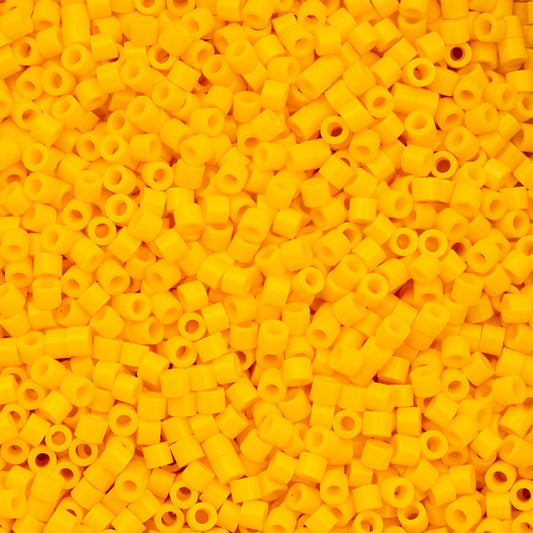 Cylin Bead - 11/0 - Opaque Yellow Zest (25g)