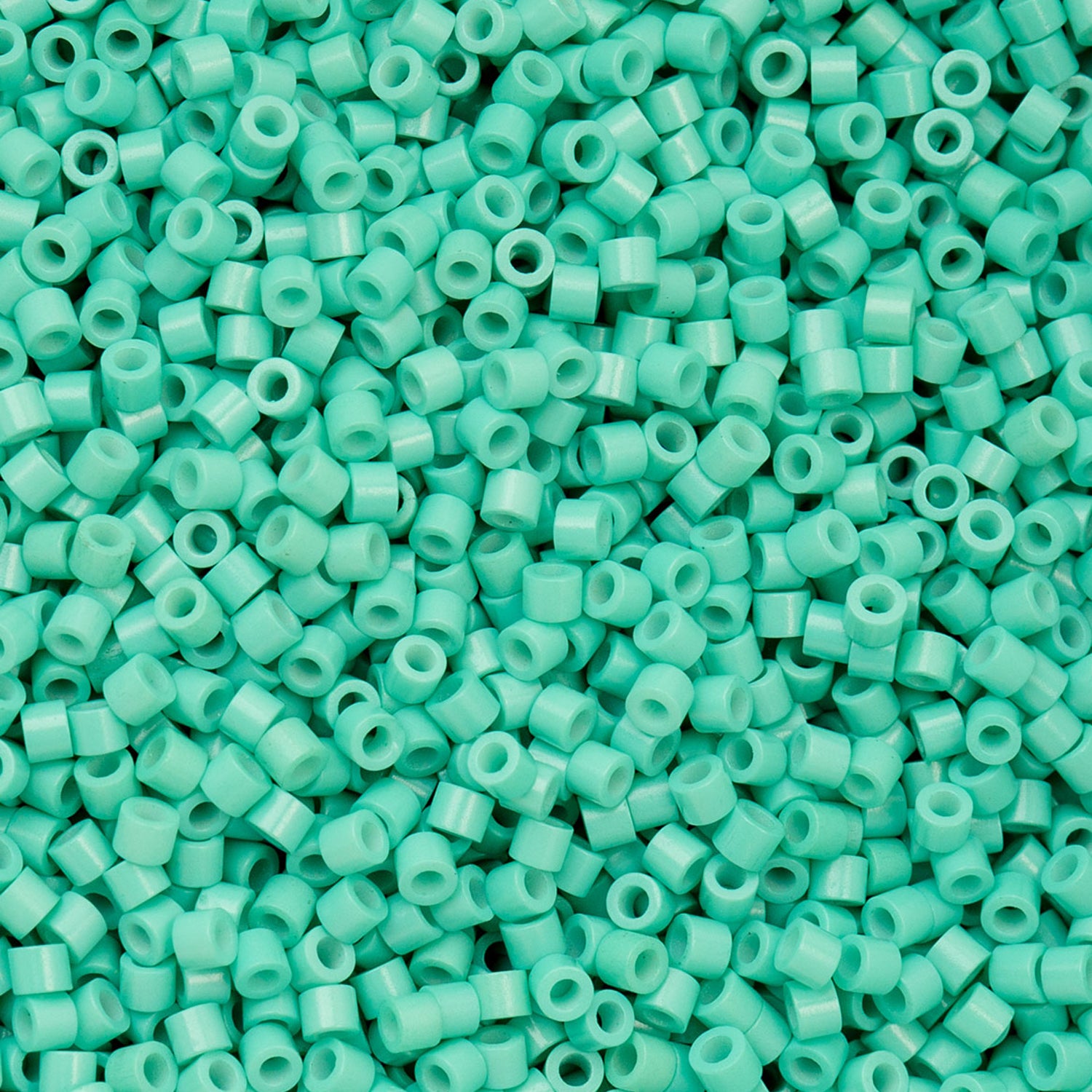 Cylin Bead - 11/0 - Opaque Vibrant Turquoise (25g)
