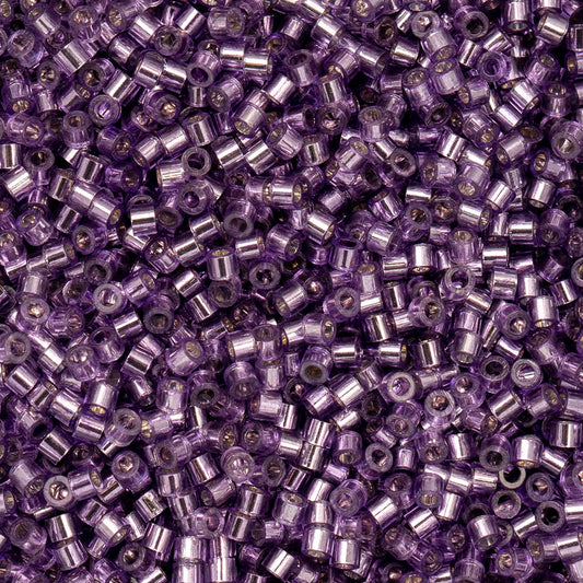 Cylin Bead - 11/0 - Purple Silver Lined (25g)