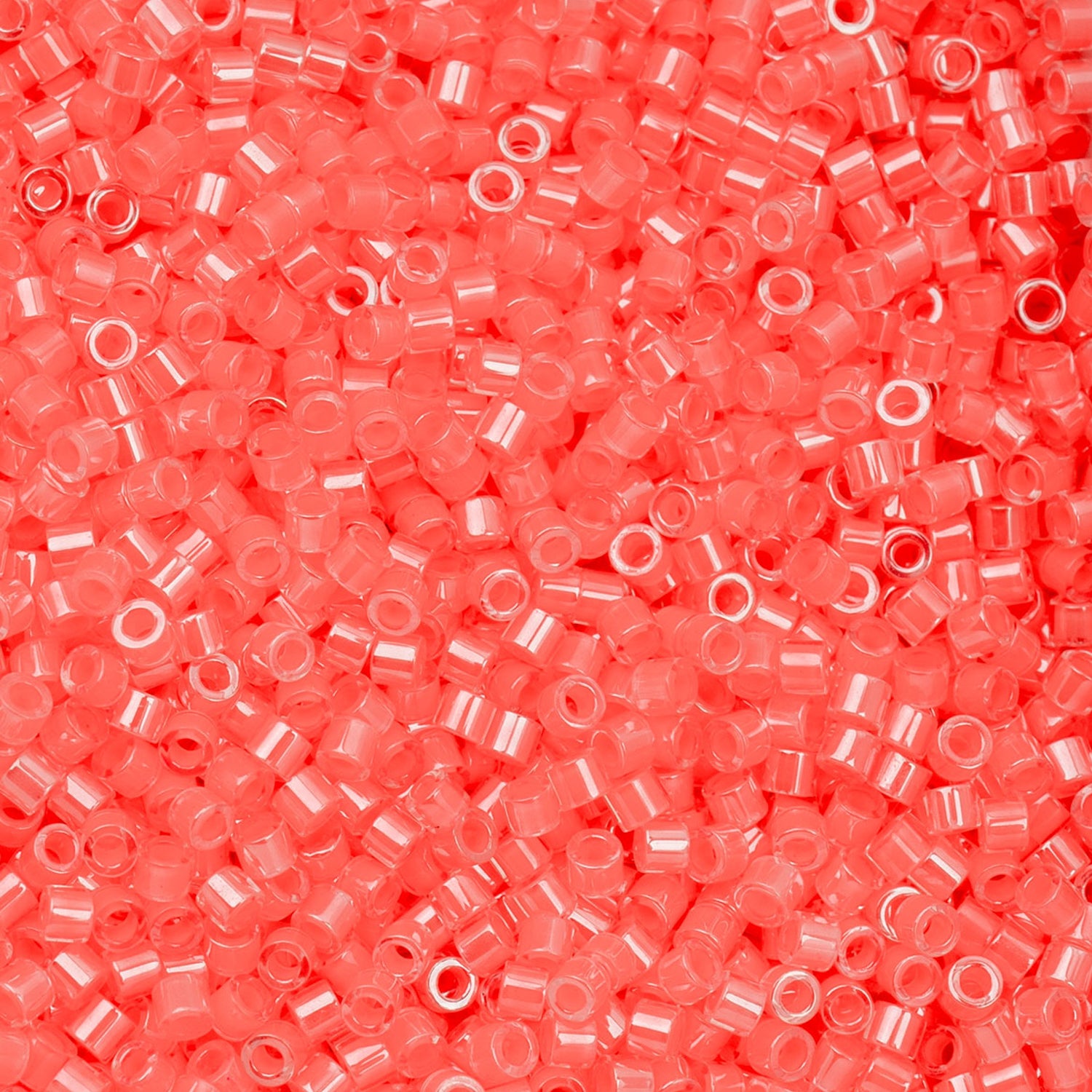 Cylin Bead - 11/0 - Coral Neon Color (25g)
