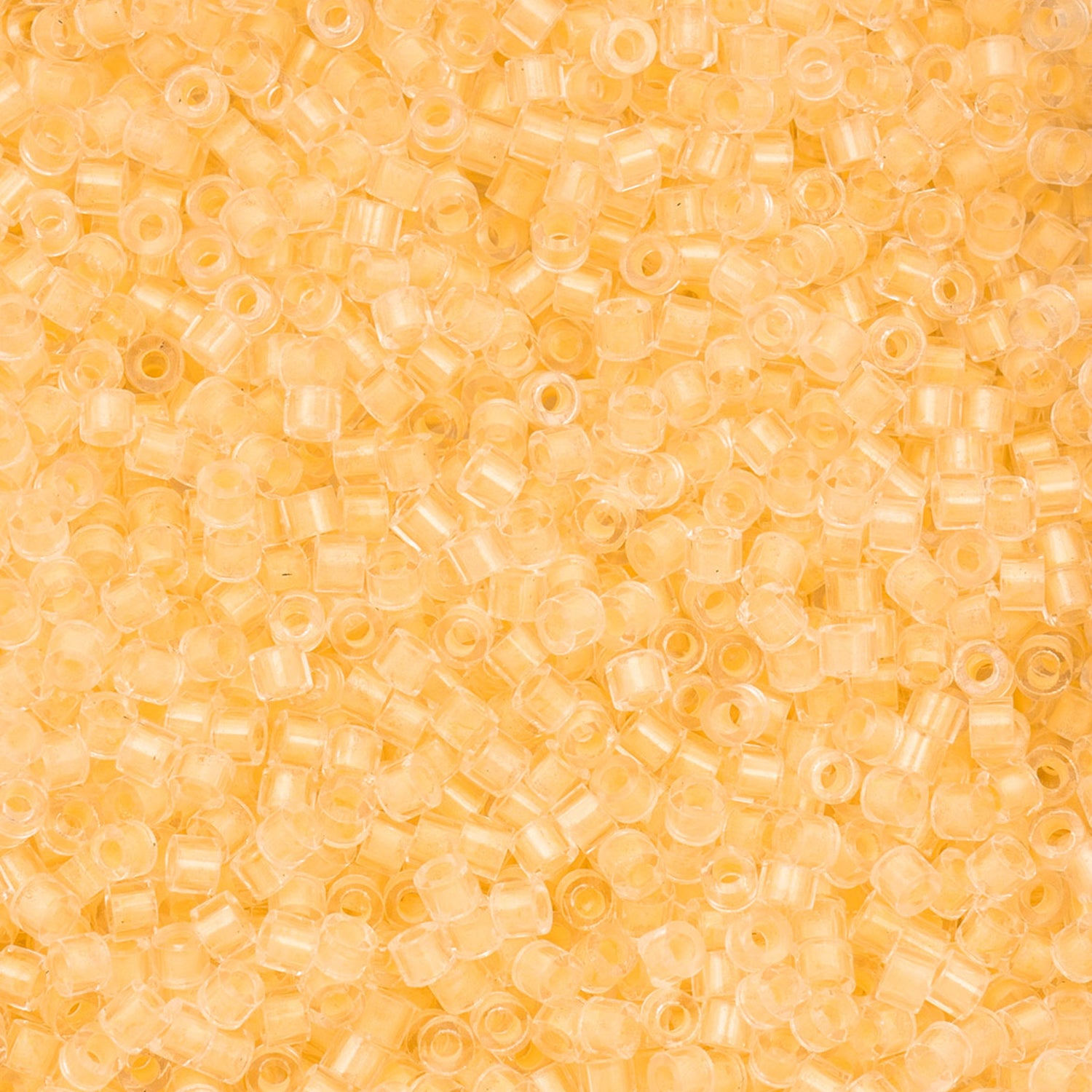 Cylin Bead - 11/0 - Glow in Dark - Light Yellow (25g)