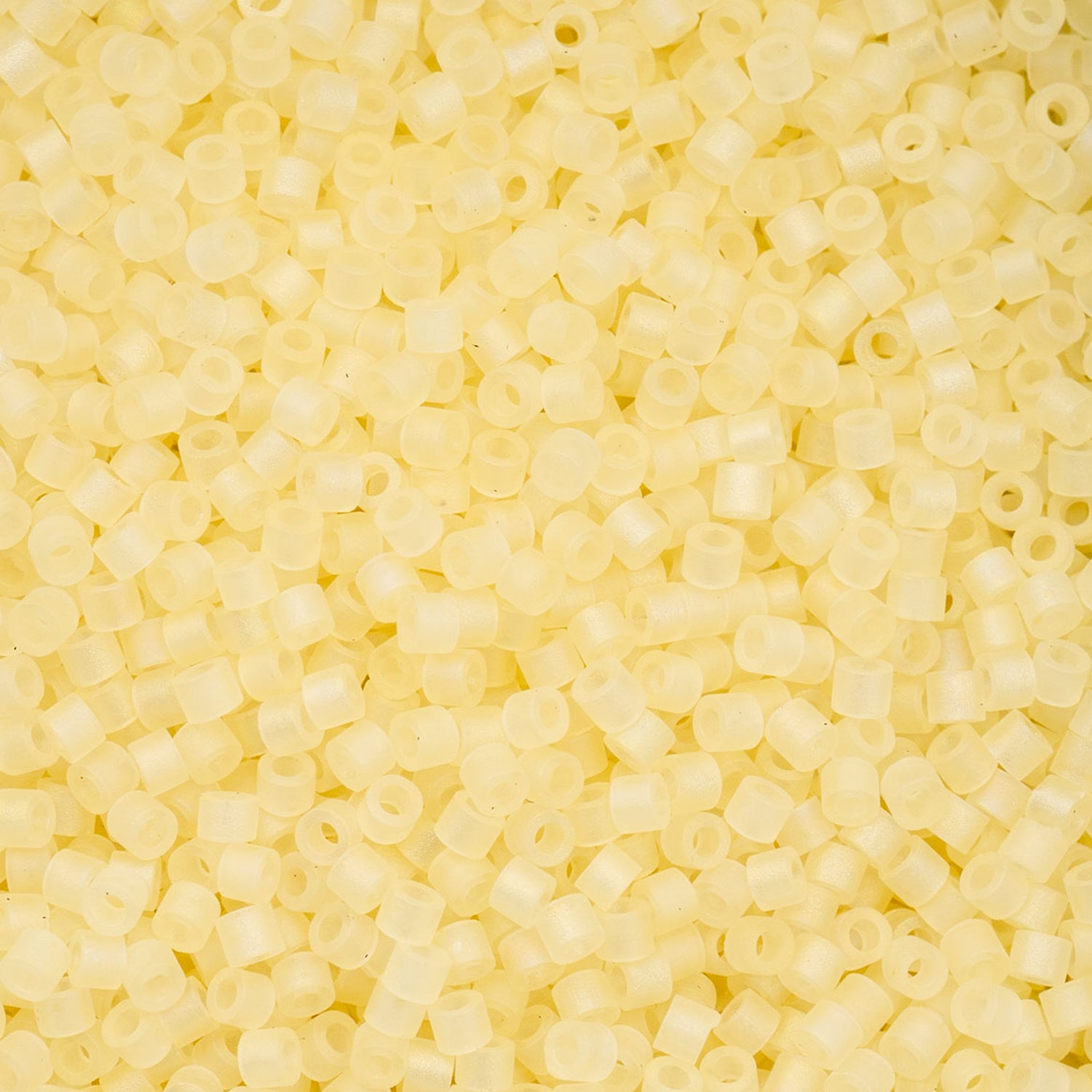 Cylin Bead - 11/0 - Matte Macaron AB - Yellow (25g)