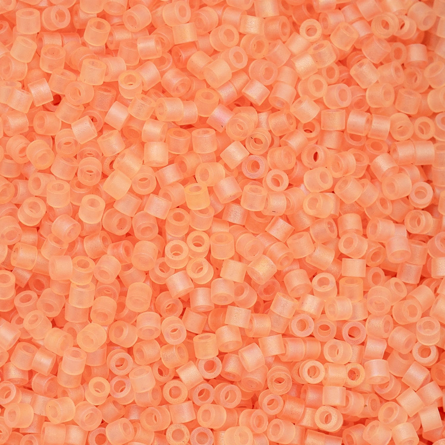Cylin Bead - 11/0 - Matte Macaron AB - Tangerine (25g)