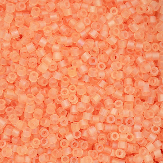 Cylin Bead - 11/0 - Matte Macaron AB - Tangerine (25g)