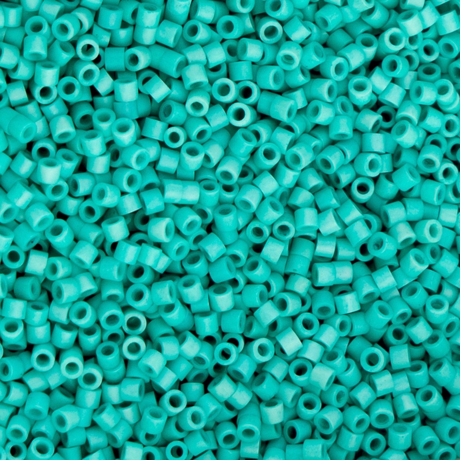 Cylin Bead - 11/0 - Matte - Opaque Turquoise Green (25g)