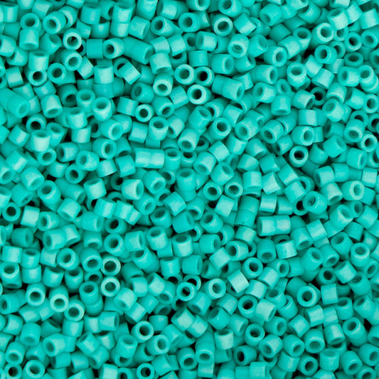 Cylin Bead - 11/0 - Matte - Opaque Turquoise Green (25g)