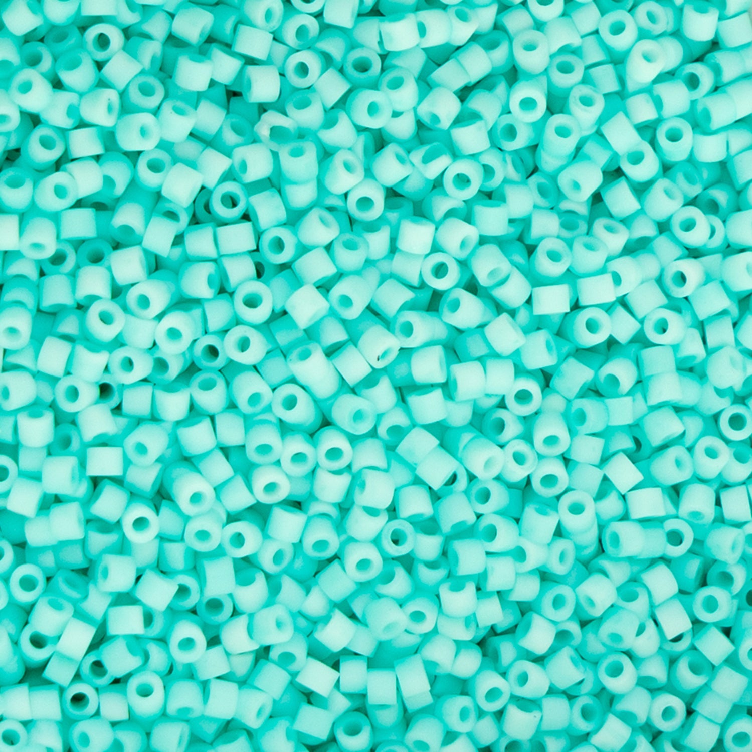 Cylin Bead - 11/0 - Matte Macaron - Green Turquoise (25g)