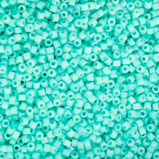 Cylin Bead - 11/0 - Matte Macaron - Green Turquoise (25g)