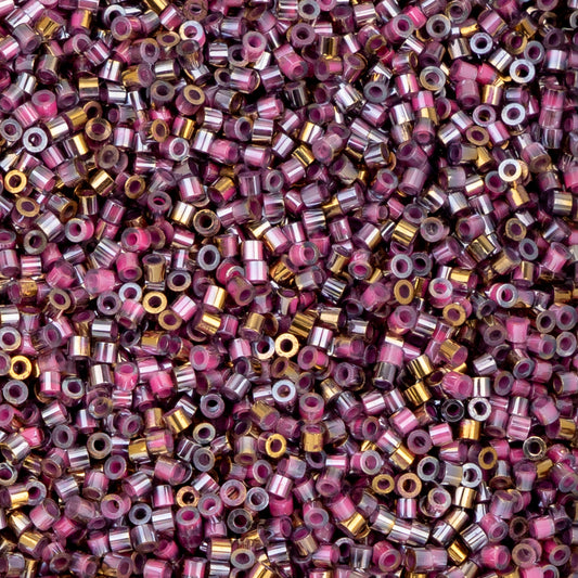 Cylin Bead - 11/0 - Gilded Halo Opaque Pink Carnation (25g)