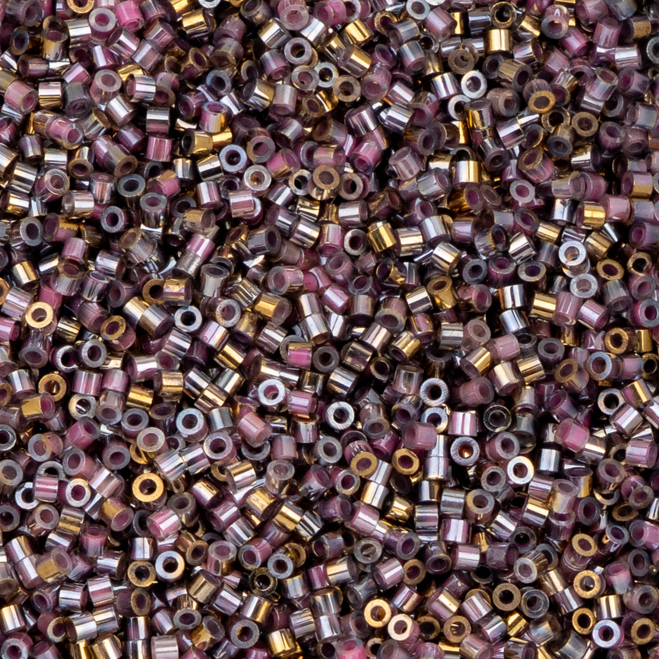 Cylin Bead - 11/0 - Gilded Halo Rose (25g)