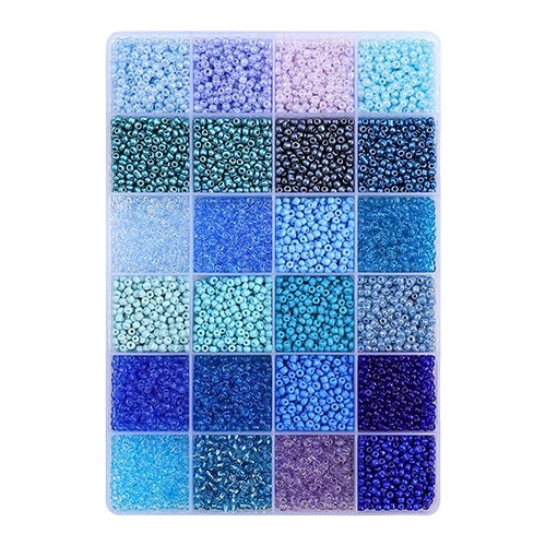 Bead Box - 8/0 - Seed beads - Blue Serenity (Box)