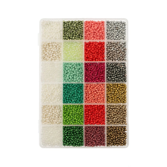 Bead Box - 8/0 - Seed beads - Christmas Bliss (Box)