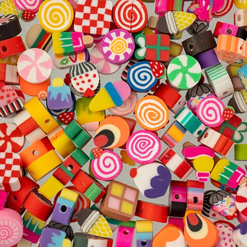 Polymer Clay Vinyl - Candy and Dessert - Assorted (Pack)