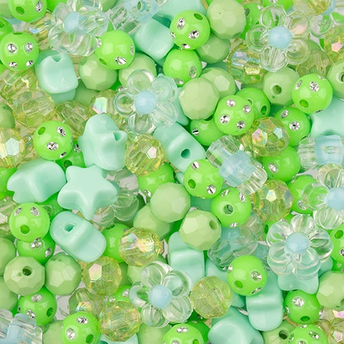 Resin - Star Mix - Green Mix (Pack)