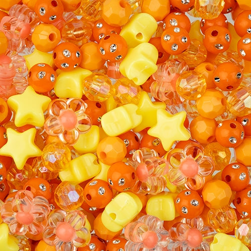Resin - Star Mix - Orange Mix (Pack)