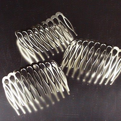 Findings - 2in Hair Comb - Silver