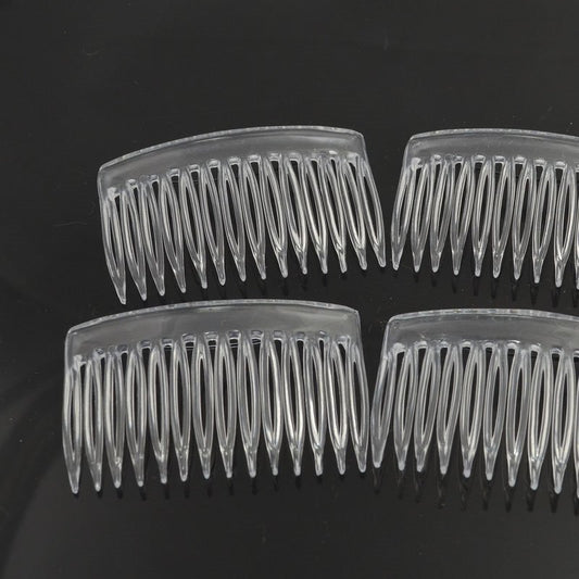 Findings - 70mm Hair Comb - Clear Plastic