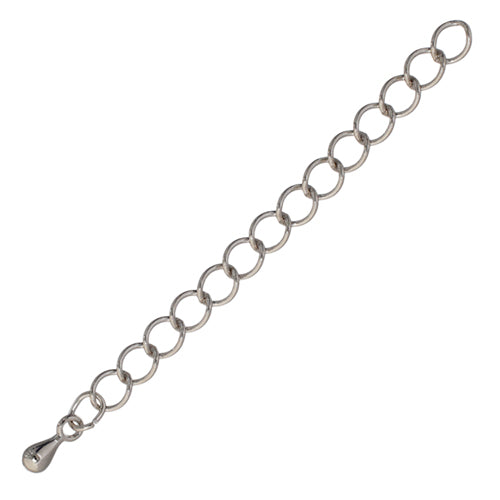 Findings -  Chain Extender - Imitation Rhodium (25)