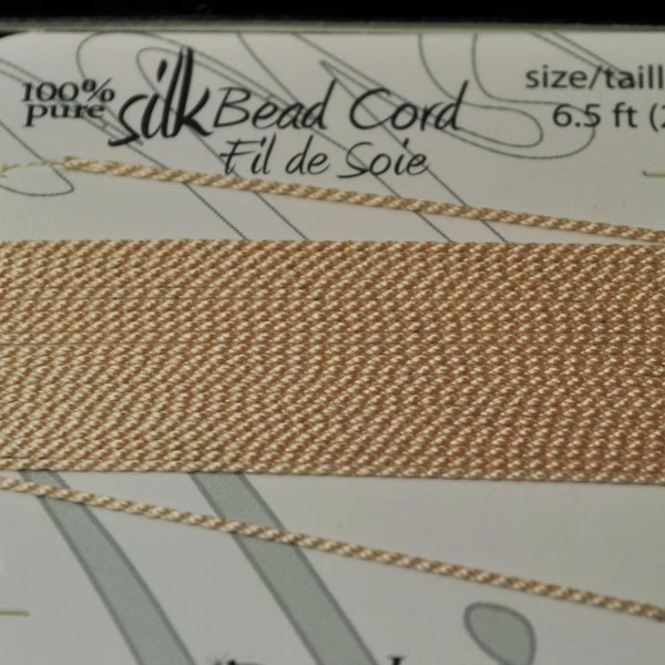 Silk Thread - #4 Dazzle-It Silk Thread / Needle - Light Pink (2 m)