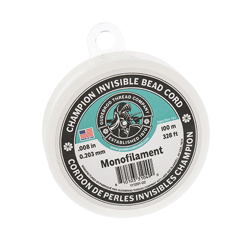 Champion Invisible Bead Cord - 100m - .008in / .203mm