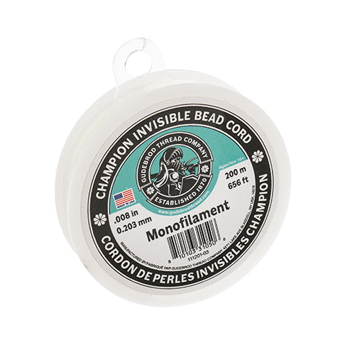 Champion Invisible Bead Cord - 200m - .008in / .203mm