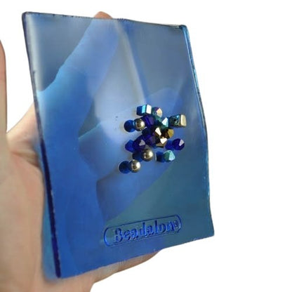 Design Tools - 4.25in Tacky Bead Mat - Blue