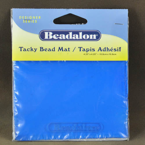 Design Tools - 4.25in Tacky Bead Mat - Blue