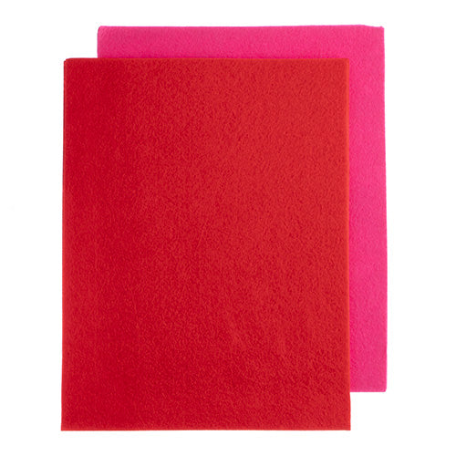 GoodFelt Beading Foundation - 8.5x11in - Pink and Red (Pack 4)