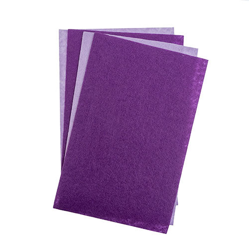 GoodFelt Beading Foundation - 5x8in - Purple and Light Purple (Pack 4)