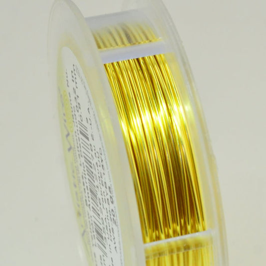 Craft Wire - 20ga - Bare Yellow Brass (Artistic Wire)