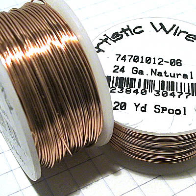Craft Wire - 24ga - Natural Copper (Artistic Wire)