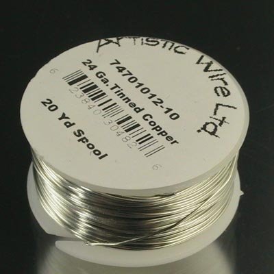 Craft Wire - 24ga - Tinned Copper (Artistic Wire)