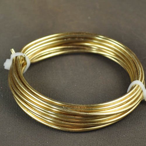 Craft Wire - 12ga - Brass (Artistic Wire)