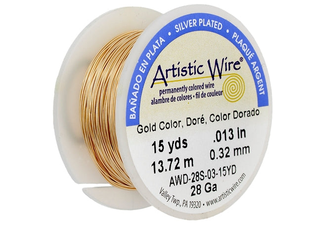 Craft Wire - 28ga - Gold (Artistic Wire)