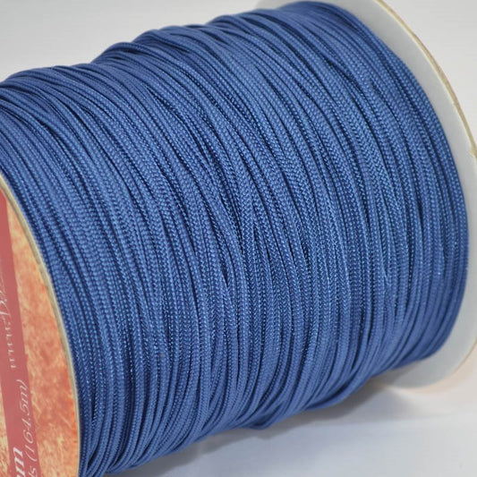 Lovely Knots - 2mm Braided Knotting Cord - Navy Blue (180y Spool)