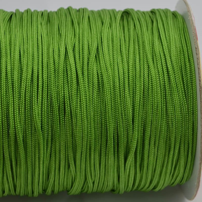Lovely Knots - 2mm Braided Knotting Cord - Grass Green (180y Spool)