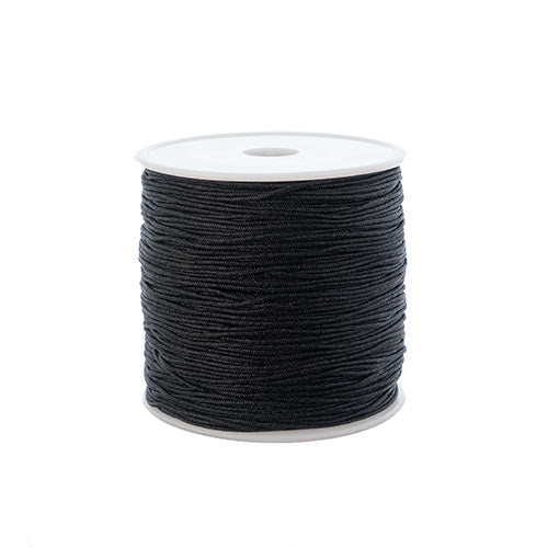 Cord - 0.8mm Nylon - Black (Spool)