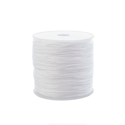 Cord - 0.8mm Nylon - White (Spool)
