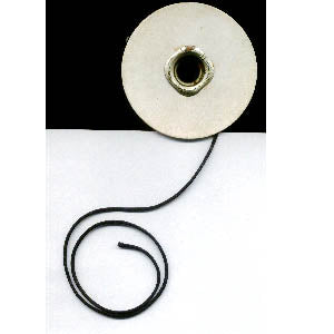 Rattail Cord - 2mm Satin Rattail Cord - Black (Spool)