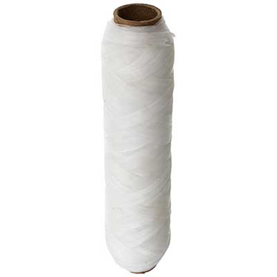Artificial Sinew -  70lb Test - White (bobbin)
