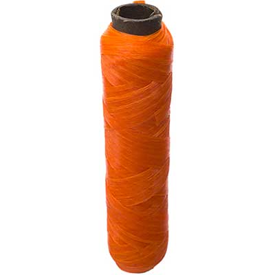 Artificial Sinew -  70lb Test - Neon Orange (bobbin)